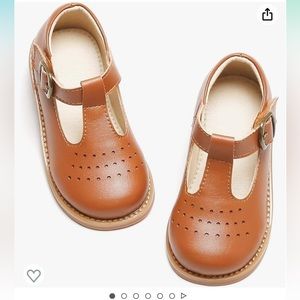 Toddler girl brown dress shoes! New without tags